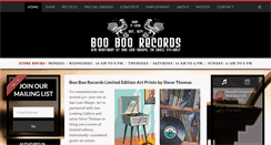 Desktop Screenshot of booboorecords.com