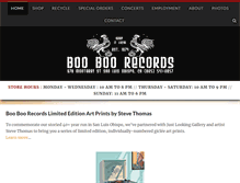 Tablet Screenshot of booboorecords.com